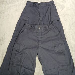 Lot of 2 Rothco BDU Cargo Pants Mens Small Navy Tactical Military EMT Button Fly